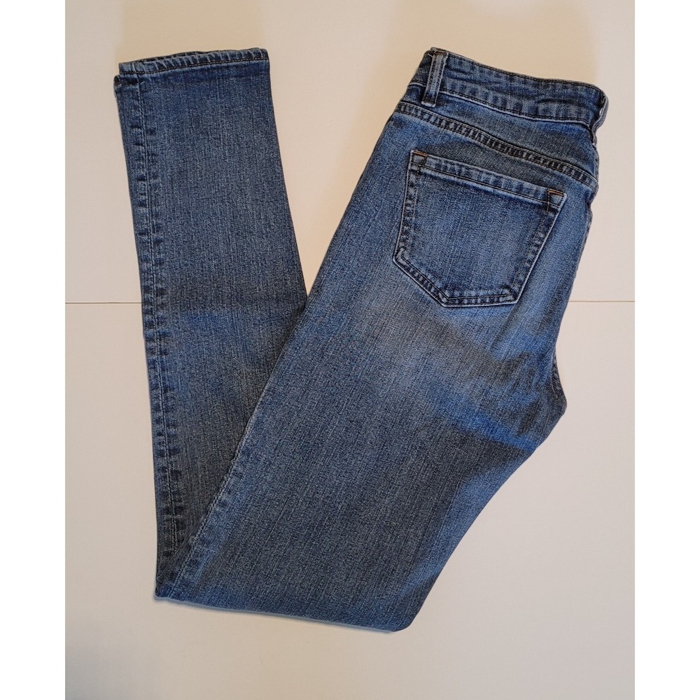 Denver Hayes Lola Women's Skinny Jeans Size 28 Low Rise Blue Denim Stretch 32" I